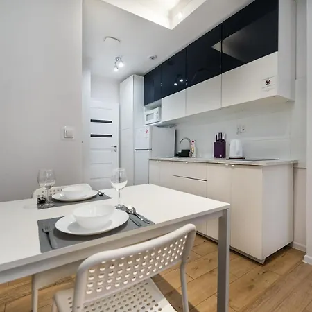아파트 Stadion Narodowy Unit Apartmentmini Super Lokalizacja Przy Metro Ministudio With Private Banthroom 바르샤바